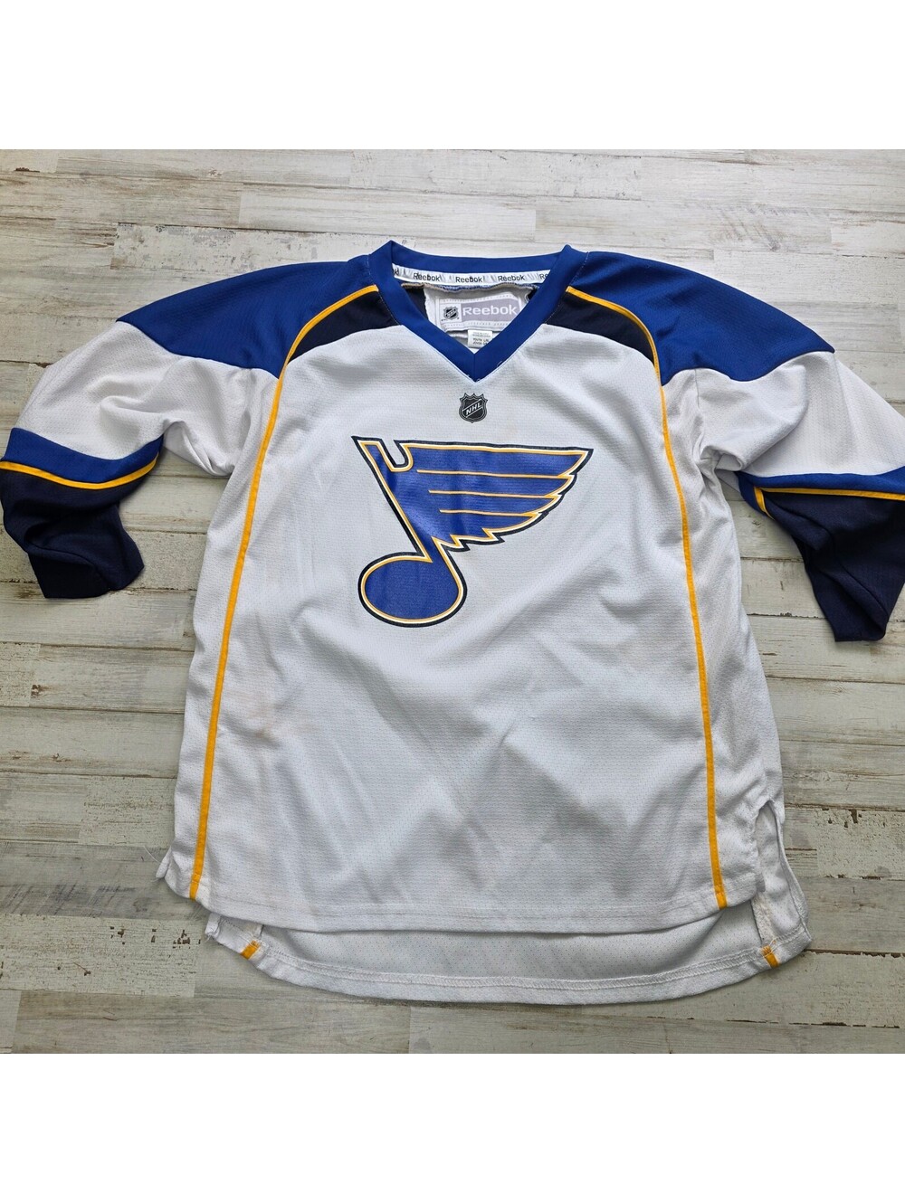 Reebok St. Louis Blues Hockey Jersey Youth L/XL Blue NHL Kids Boys Girls